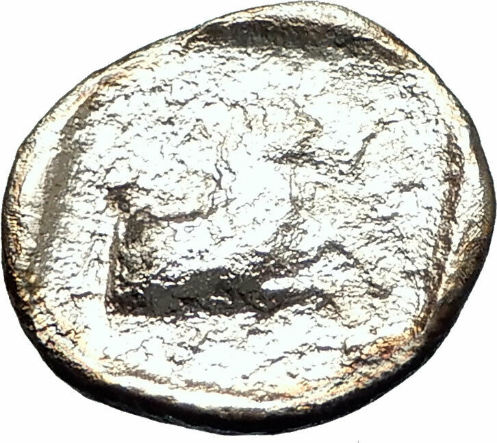 PHARKADON in THESSALY 450BC Thessalian Youth Bull Horse Silver Greek Coin i76697