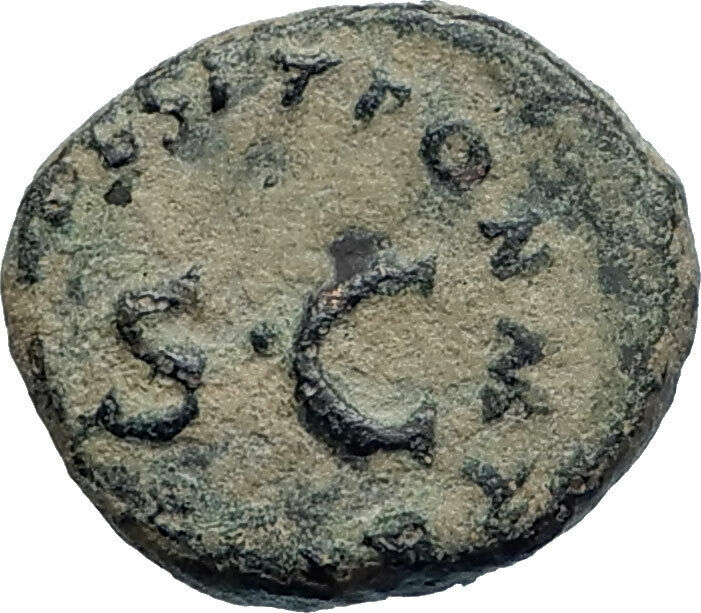 CLAUDIUS Authentic 41AD Rome Food MODIUS Original Ancient Roman Coin i74885