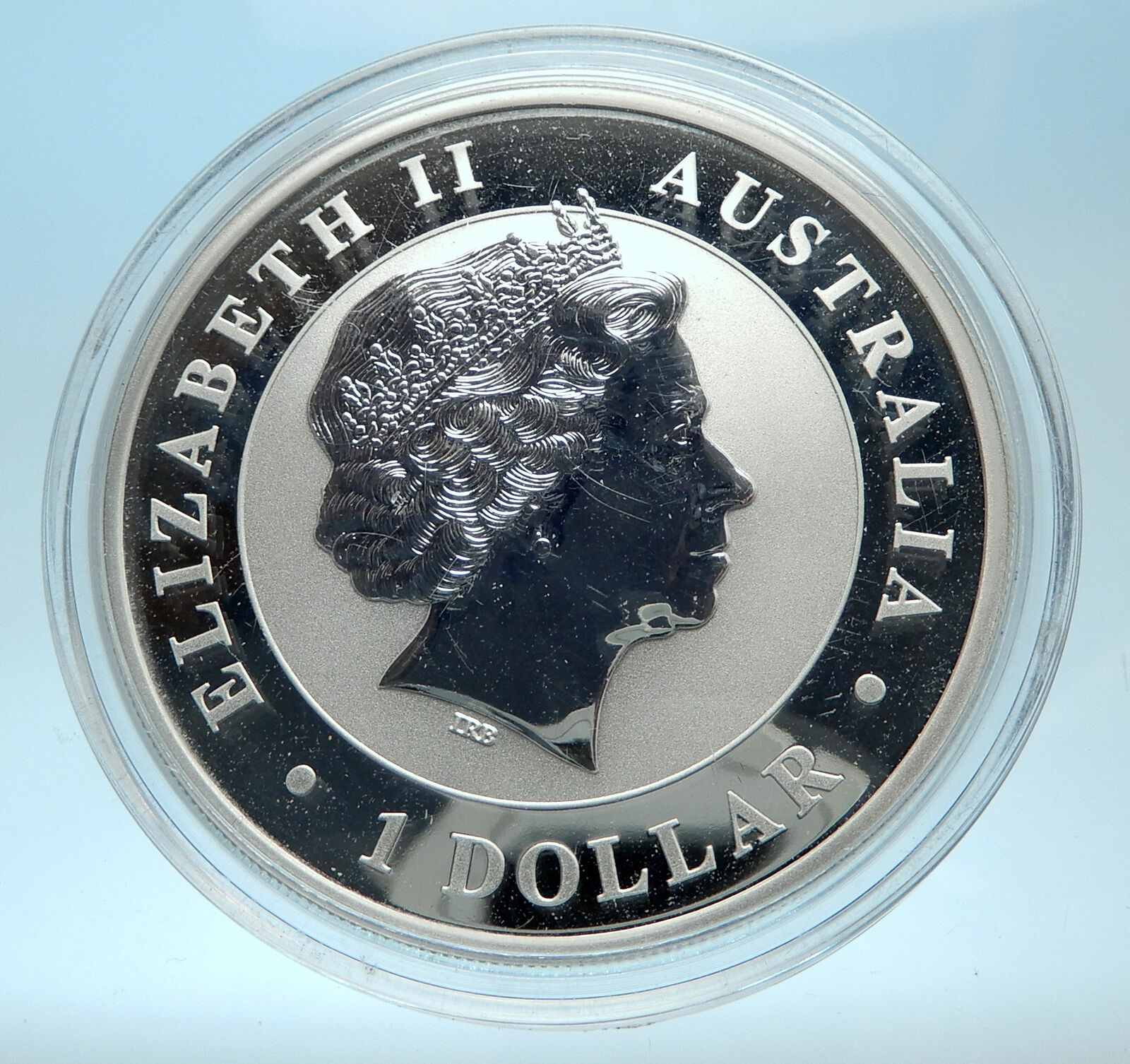 2013 AUSTRALIA Silver 1 Dollar w 2 Kookaburra Birds Australian 1oz Coin i77546