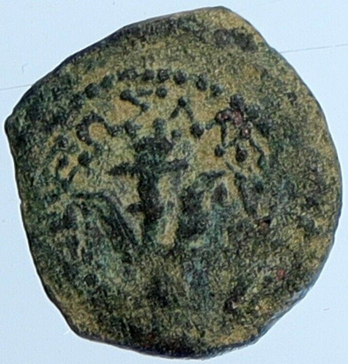 ALEXANDER JANNAEUS Biblical Jerusalem Jewish Widow's Mite Coin HEND 1150 i110941