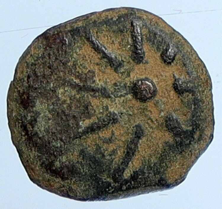 ALEXANDER JANNAEUS Biblical Jerusalem Jewish Widow's Mite Coin HEND 1150 i110957