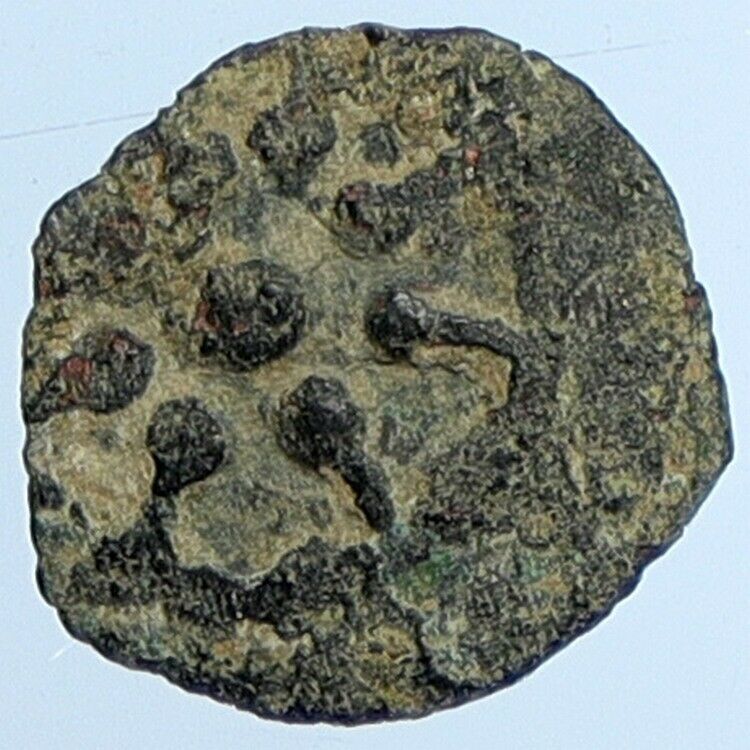 ALEXANDER JANNAEUS Biblical Jerusalem Jewish Widow's Mite Coin HEND 1150 i110949