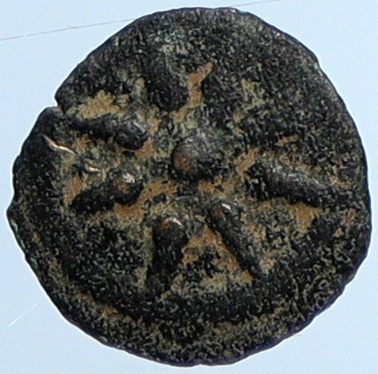 ALEXANDER JANNAEUS Biblical Jerusalem Jewish Widow's Mite Coin HEND 1150 i110954