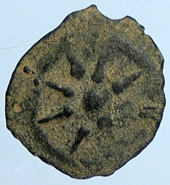 ALEXANDER JANNAEUS Biblical Jerusalem Jewish Widow's Mite Coin HEND 1150 i110946