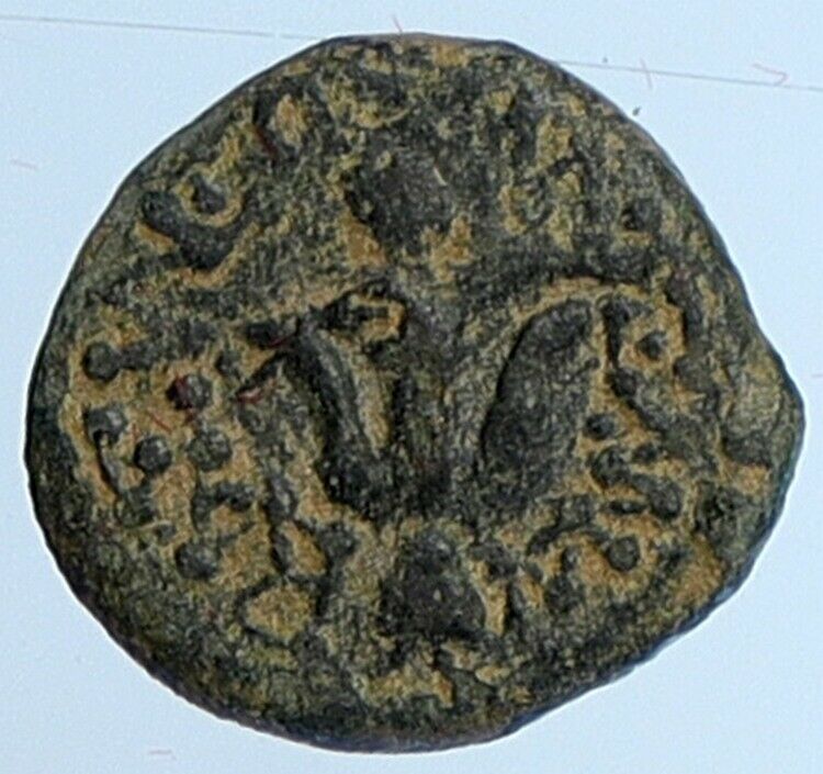 ALEXANDER JANNAEUS Biblical Jerusalem Jewish Widow's Mite Coin HEND 1150 i110958