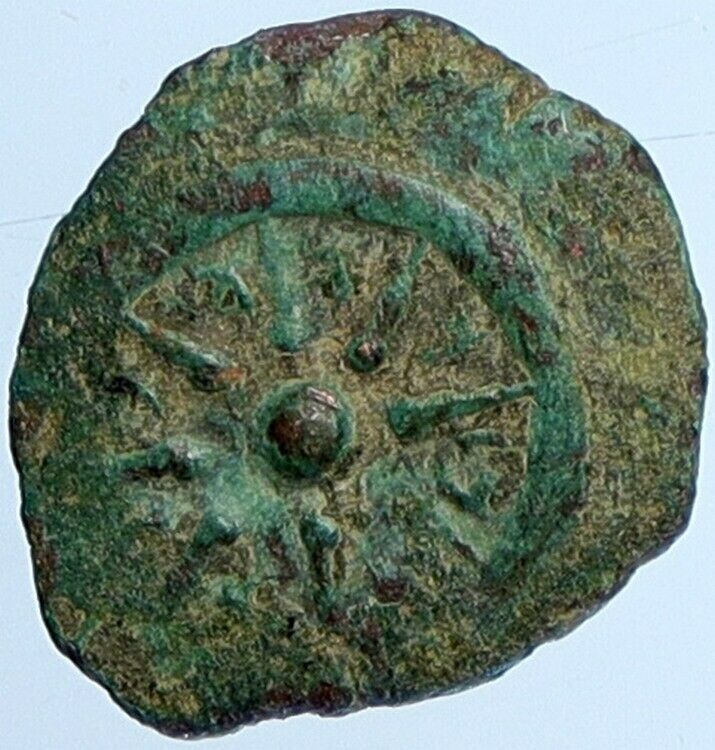 ALEXANDER JANNAEUS Biblical Jerusalem Jewish Widow's Mite Coin HEND 1150 i110944