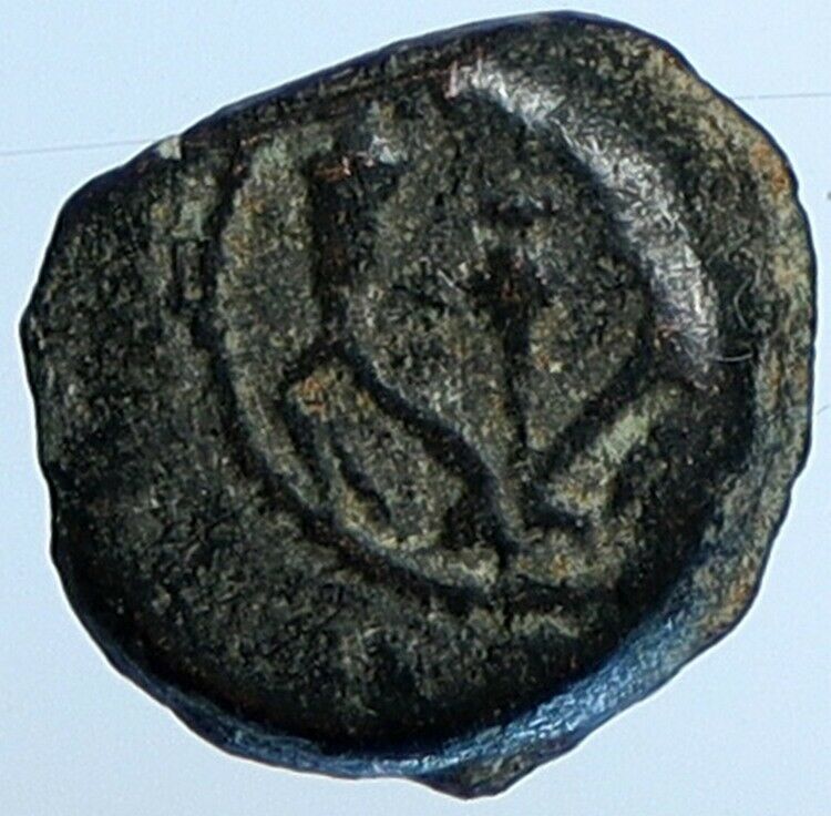 ALEXANDER JANNAEUS Biblical Jerusalem Jewish Widow's Mite Coin Hend 1145 i110719