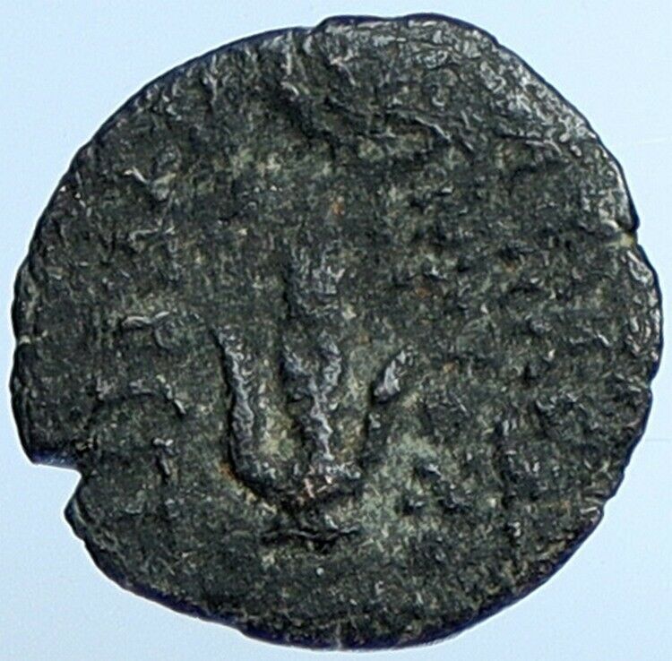 JOHN HYRCANUS & ANTIOCHUS VII in JEWISH Jerusalem Coin LILY Hendin 1131 i110708