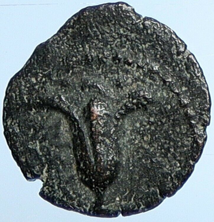 JOHN HYRCANUS & ANTIOCHUS VII in JEWISH Jerusalem Coin LILY Hendin 1131 i110709