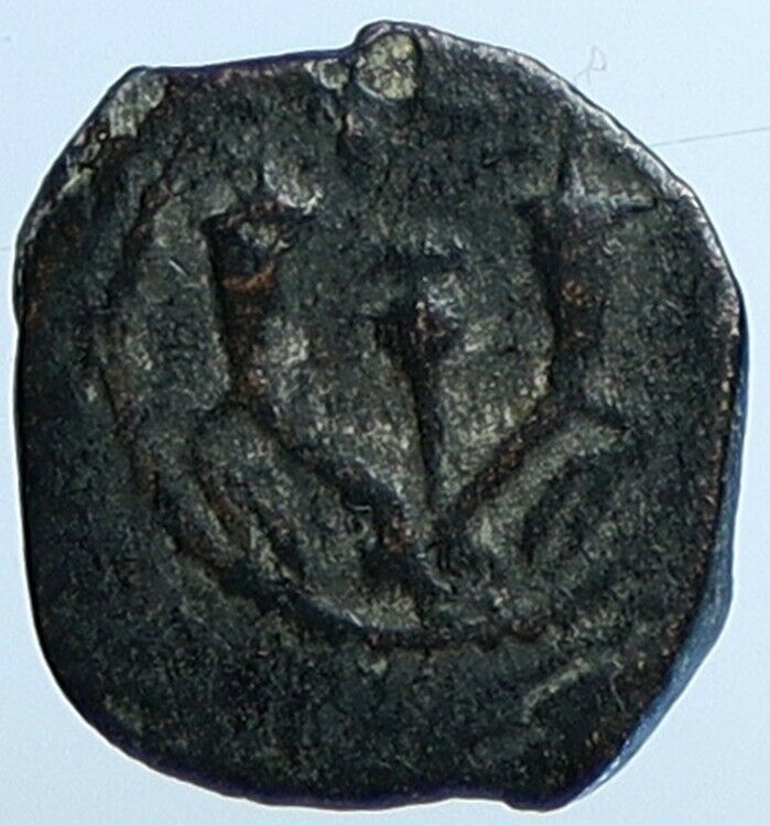 ALEXANDER JANNAEUS Biblical Jerusalem Jewish Widow's Mite Coin Hend 1145 i110725