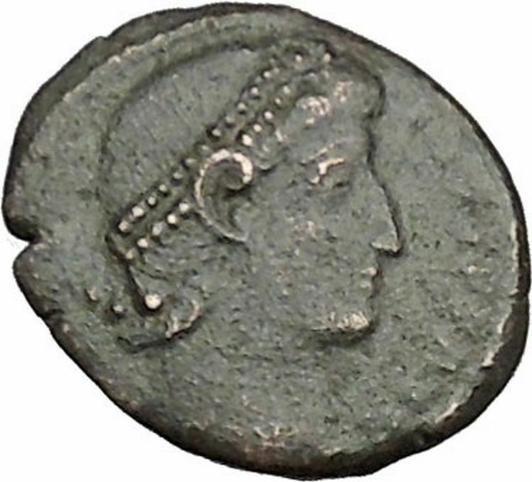 Constantius II Constantine I the Great son Ancient Roman Coin Wreath i40442