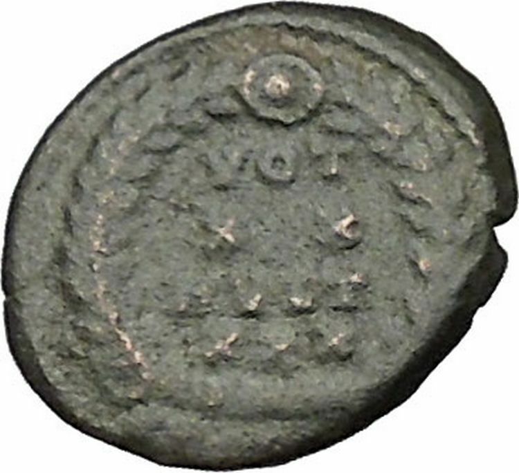 Constantius II Constantine I the Great son Ancient Roman Coin Wreath i40442