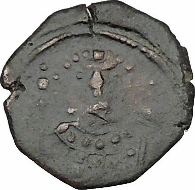 Manuel I , Comnenus w labarum 1143AD Ancient Byzantine Coin Monogram 58 i48354