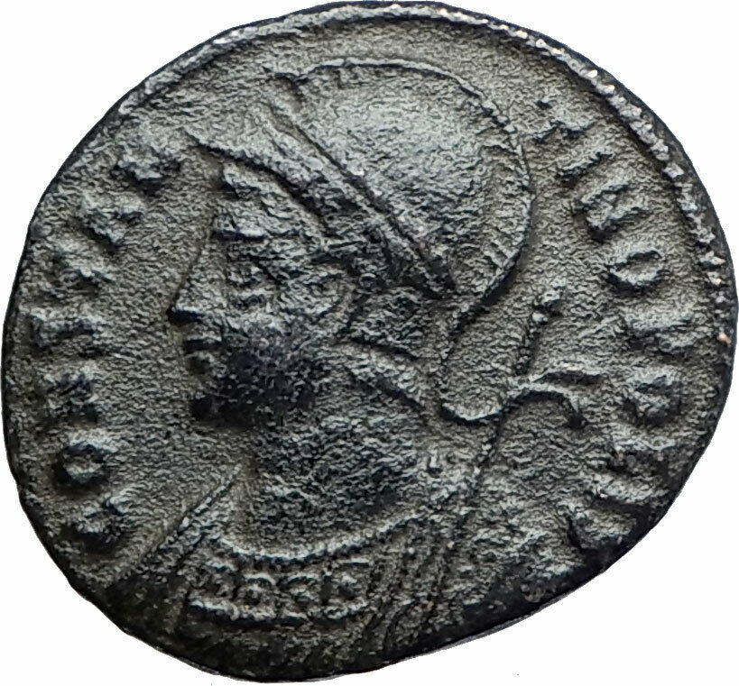 CONSTANTINE I the GREAT Founds Constantinople Original Ancient Roman Coin i80185