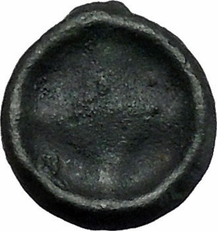 ISTROS Thrace 500BC Wheel Money Authentic Ancient Greek Coin BLACK SEA i46834