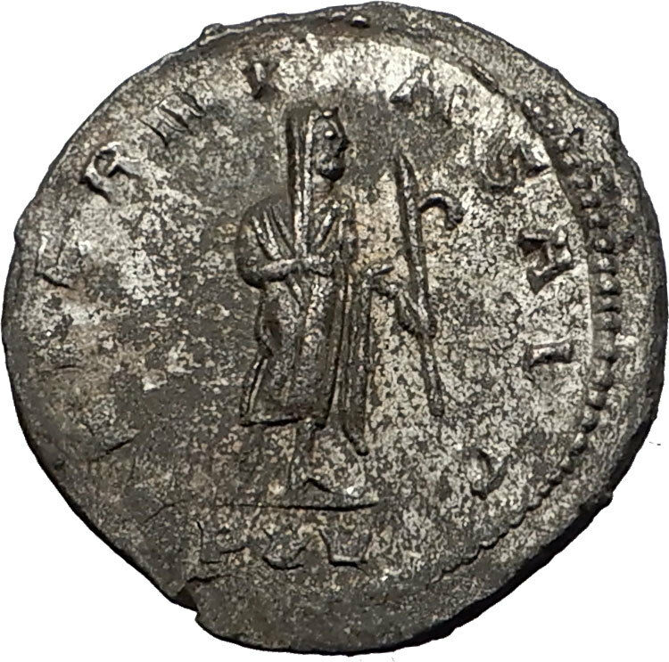 Gallienus Valerian I son Authentic Ancient Roman Coin Aeternitas Rare i58486