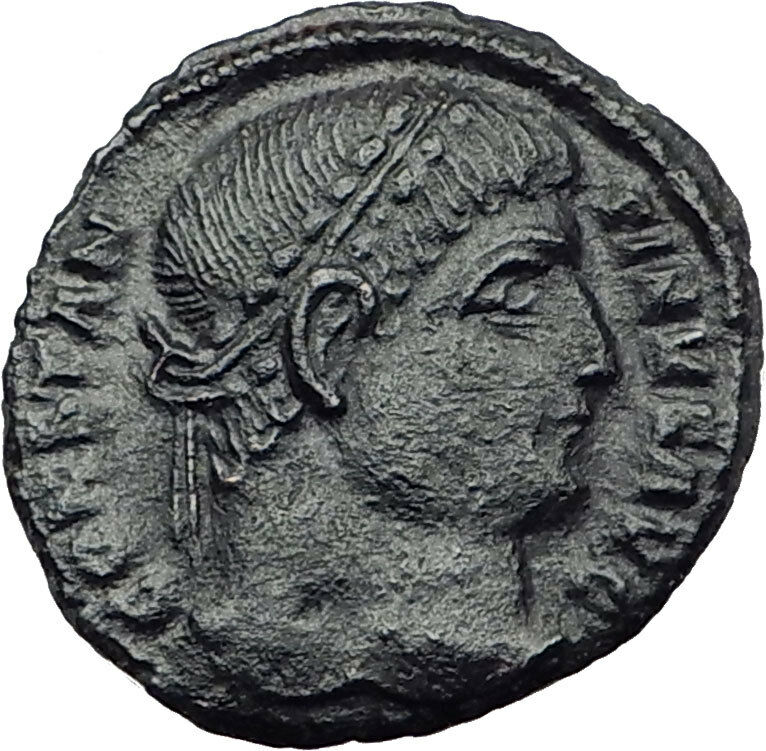 Constantine I the Great 326AD Ancient Roman Coin Military camp gate i63579