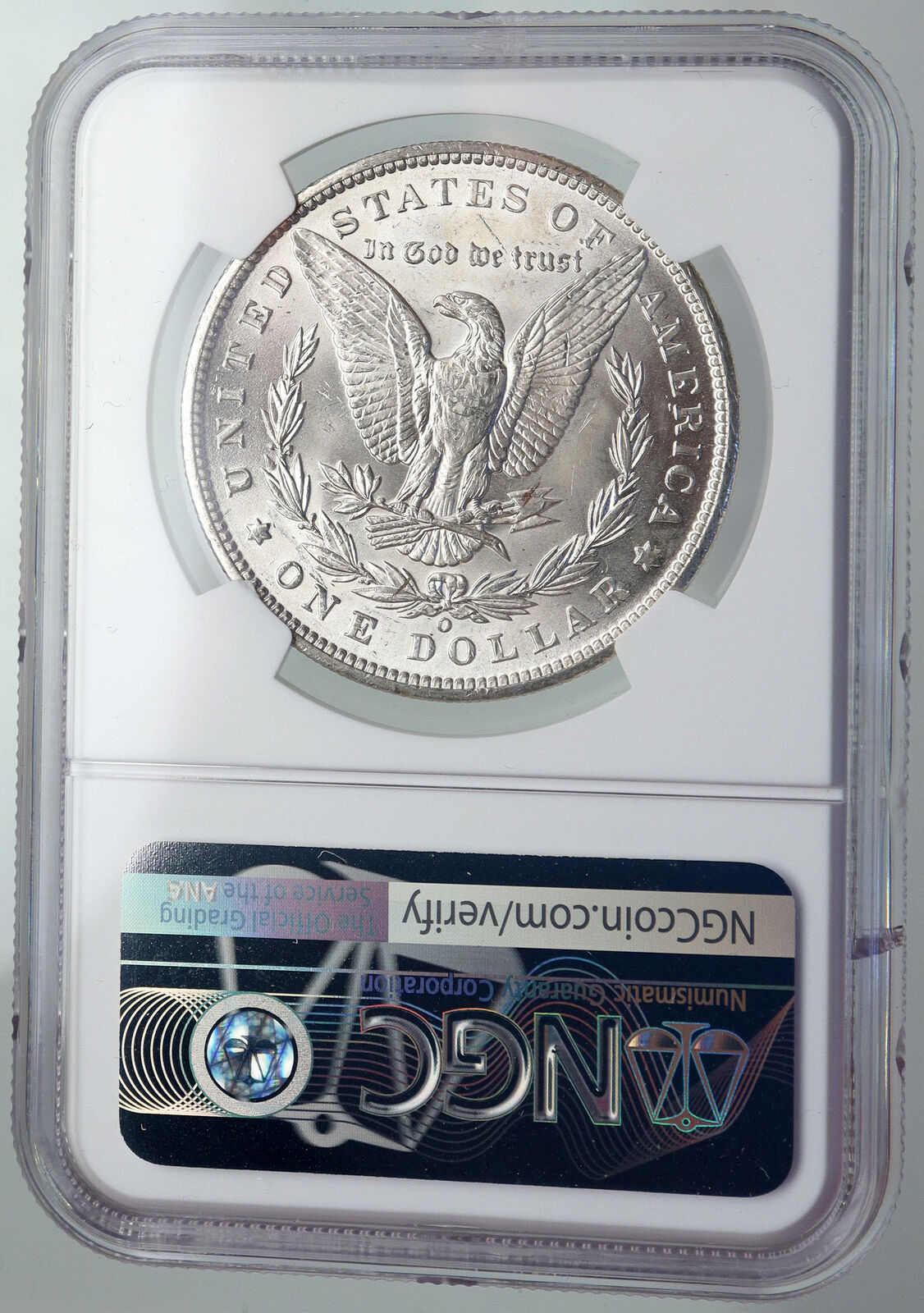 1899 O UNITED STATES of America SILVER Morgan US Dollar Coin EAGLE NGC i87447