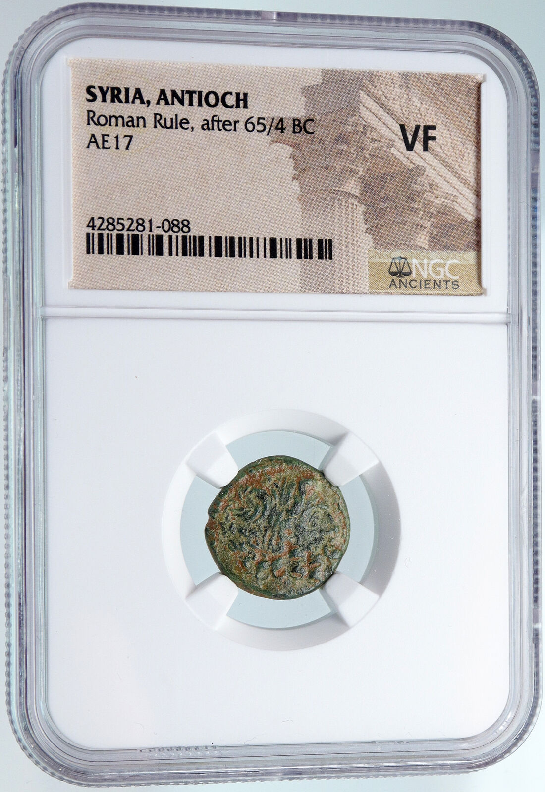 ANTIOCH in SELEUKIS and PIERIA Zeus Tripod Ancient Greek Coin RARE NGC i89574