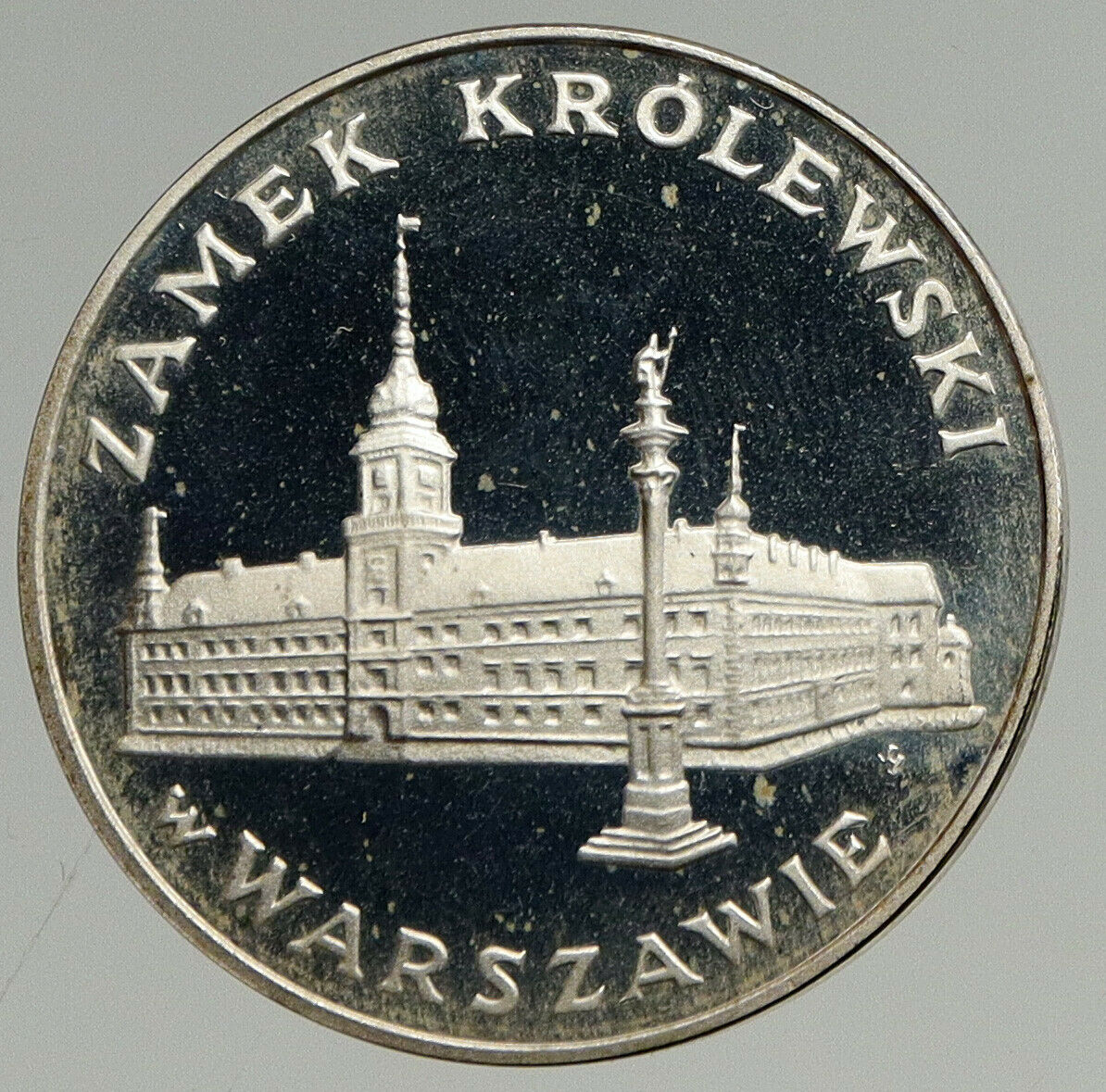 1975 POLAND w ROYAL CASTLE in WARSAW Proof Silver 100 Zlotych Polish Coin i94268