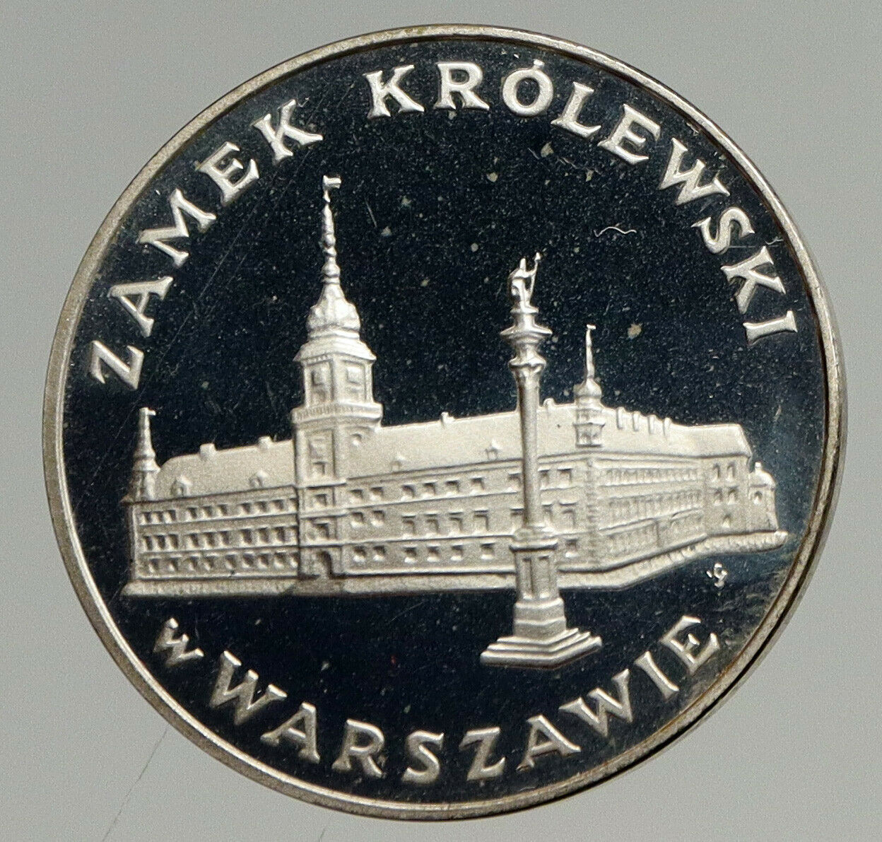 1975 POLAND w ROYAL CASTLE in WARSAW Proof Silver 100 Zlotych Polish Coin i94274