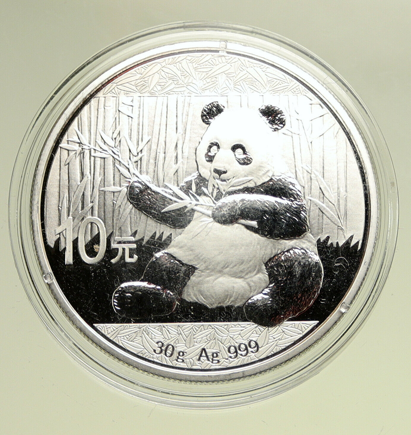 2017 CHINA PANDA BEAR Branch TEMPLE of HEAVEN Silver 10 Yuan Chinese Coin i95138