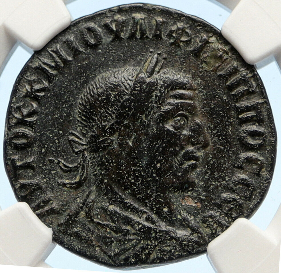 King PHILIP I the Arab - Ancient ANTIOCH Old Antique Roman Coin TYCHE NGC i95650