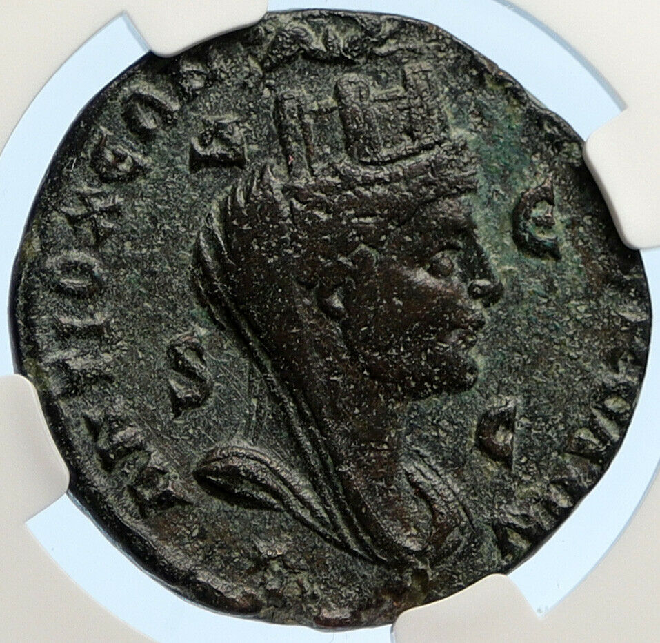 King PHILIP I the Arab - Ancient ANTIOCH Old Antique Roman Coin TYCHE NGC i95650