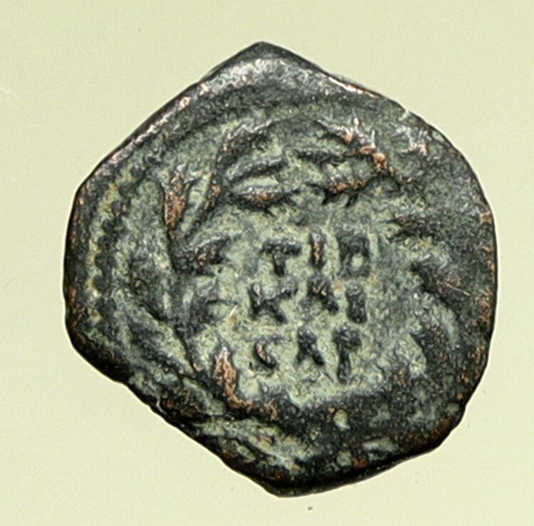 VALERIUS GRATUS Old Roman Jerusalem Prefect TIBERIUS LIVIA Biblical Coin i95358