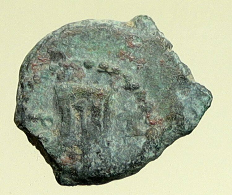 HEROD ARCHELAUS Biblical JERUSALEM Jewish OLD Ancient Greek Coin GALLEY i95363