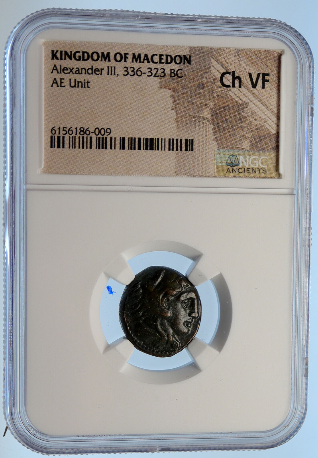 ALEXANDER III the GREAT Hercules Club Macedonia Ancient Greek Coin NGC i95640