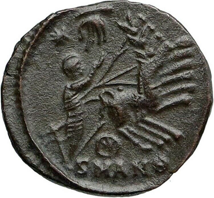 CONSTANTINE I the Great CHARIOT to GOD HAND in HEAVEN Ancient Roman Coin i86728