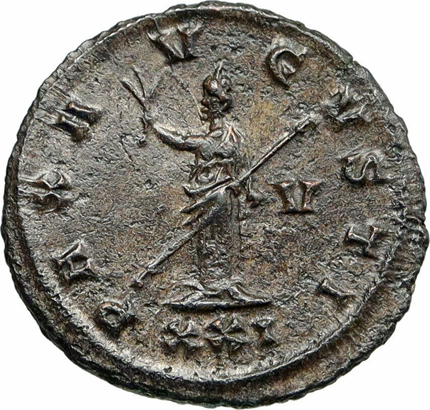 PROBUS Authentic Ancient 277AD Genuine Original Roman Coin w PAX PEACE i86729