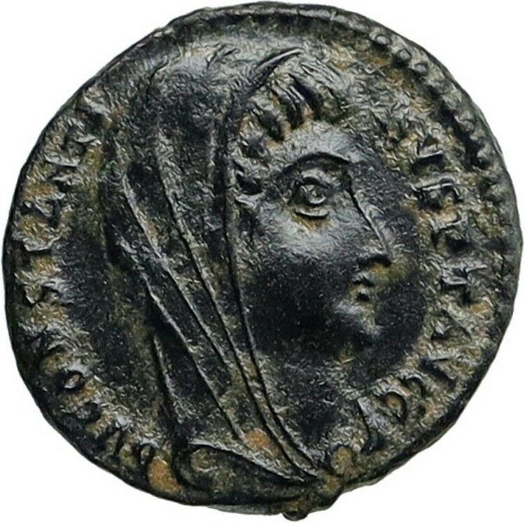 CONSTANTINE I the Great CHARIOT to GOD HAND in HEAVEN Ancient Roman Coin i86730