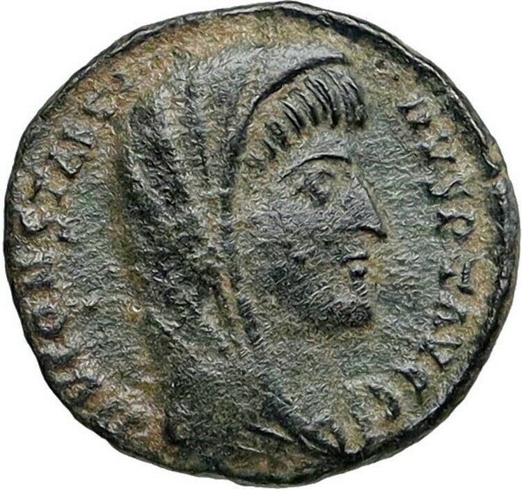 CONSTANTINE I the Great CHARIOT to GOD HAND in HEAVEN Ancient Roman Coin i86732