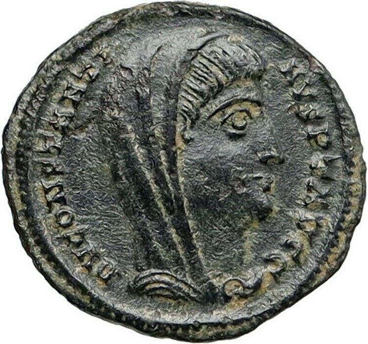 CONSTANTINE I the Great CHARIOT to GOD HAND in HEAVEN Ancient Roman Coin i86733