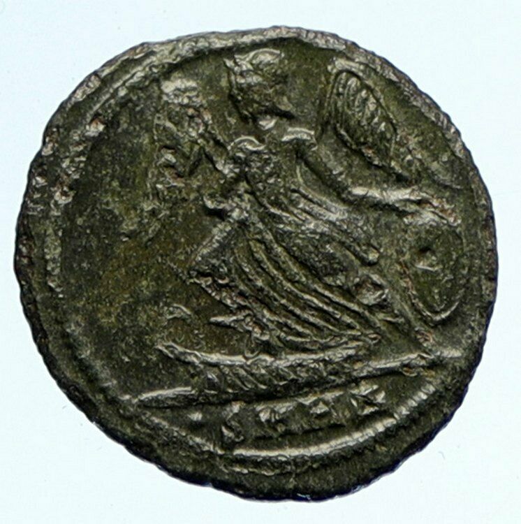 Constantine The Great founds Constantinople ANCIENT Victory Roman Coin i95898