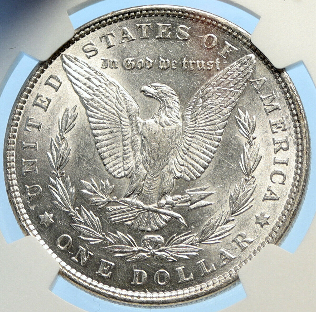 1884 P UNITED STATES of America SILVER Morgan US Dollar Coin EAGLE NGC i97846