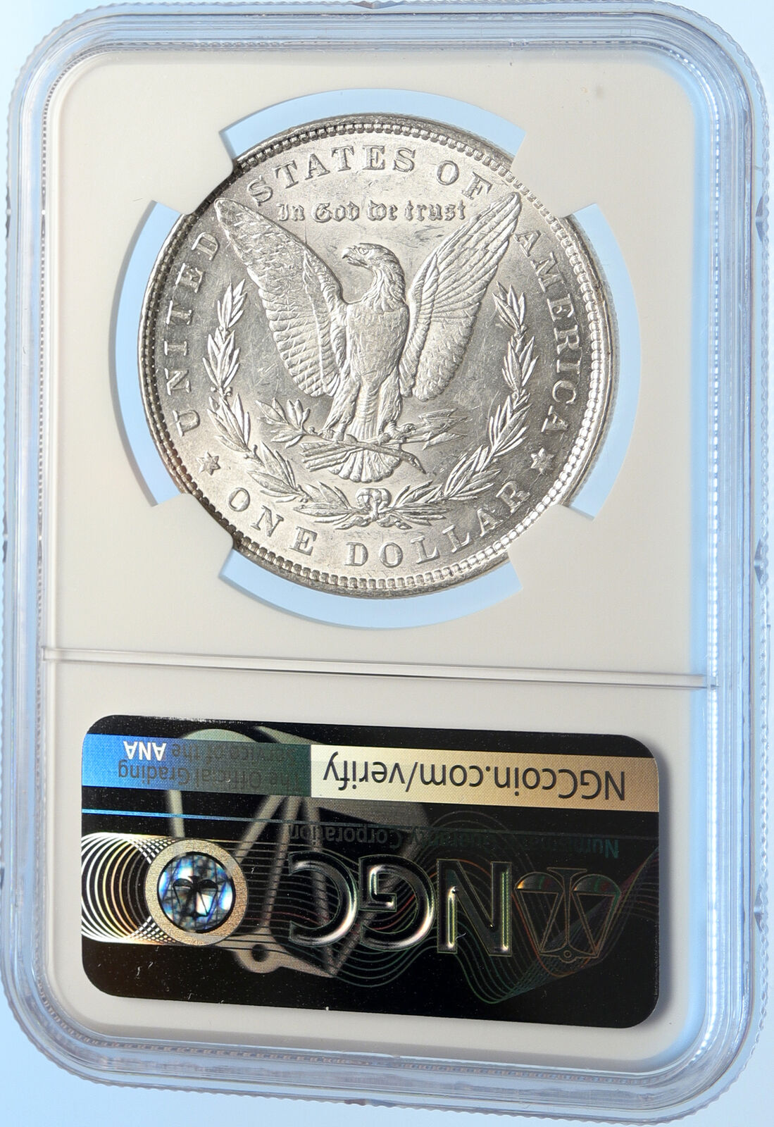 1884 P UNITED STATES of America SILVER Morgan US Dollar Coin EAGLE NGC i97846