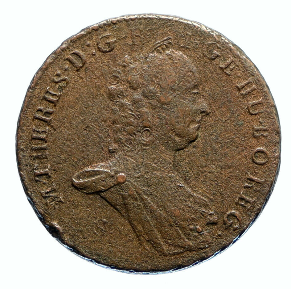 1763 HUNGARY Maria Theresia MADONNA & Child ANTIQUE Vintage Poltura Coin i96539