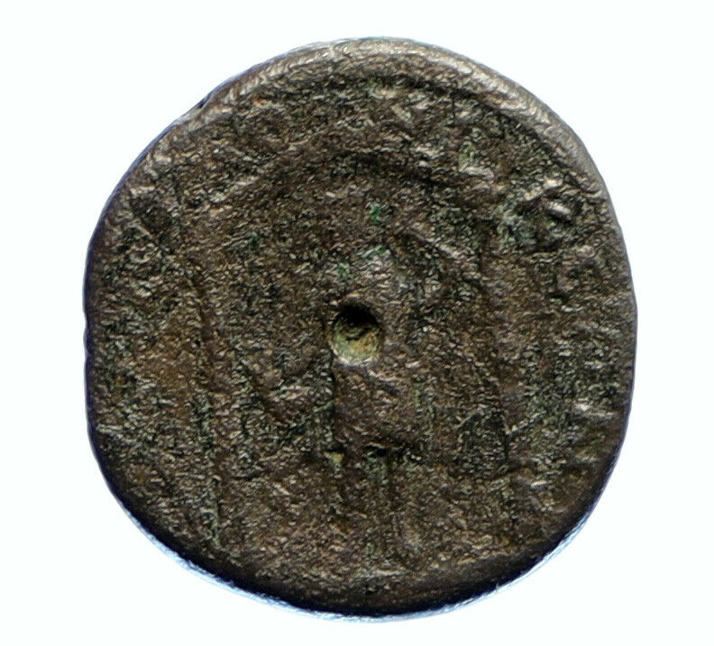 JULIA DOMNA Nicopolis ad Istrum Ancient ANTIQUE Roman Coin HERMES TEMPLE i96401