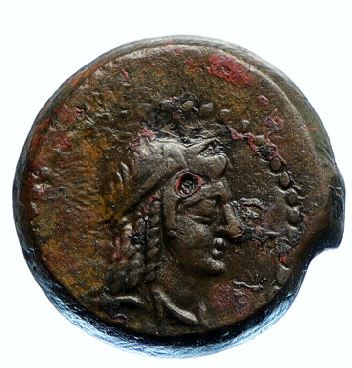 Egypt PTOLEMY IV 221BC Alexandria Ancient OLD Greek Coin ANTIQUE Eagle i96410