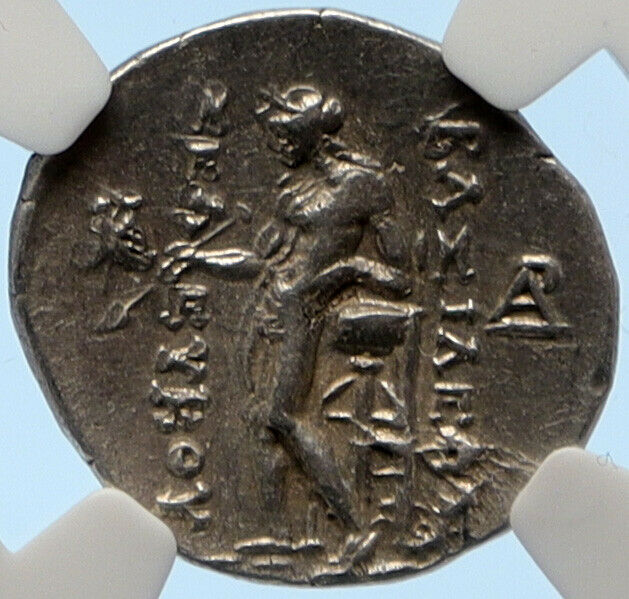 SELEUCID KING SELEUCUS II 246BC OLD Ancient Greek Silver Drachm Coin NGC i95655