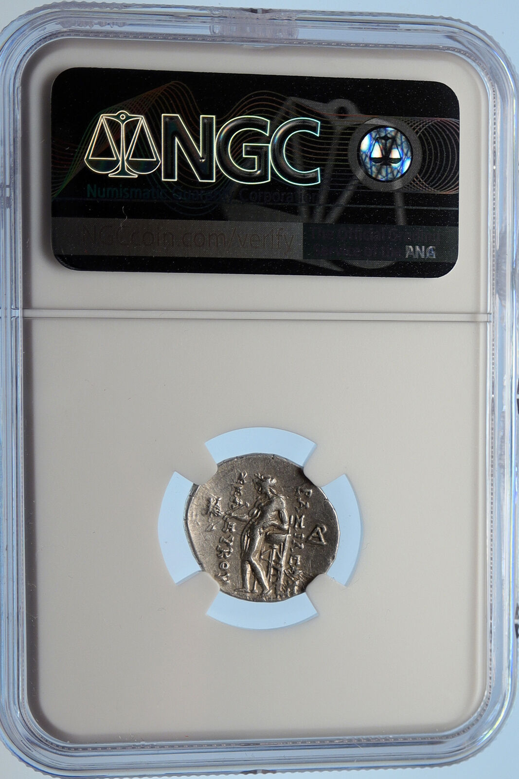 SELEUCID KING SELEUCUS II 246BC OLD Ancient Greek Silver Drachm Coin NGC i95655