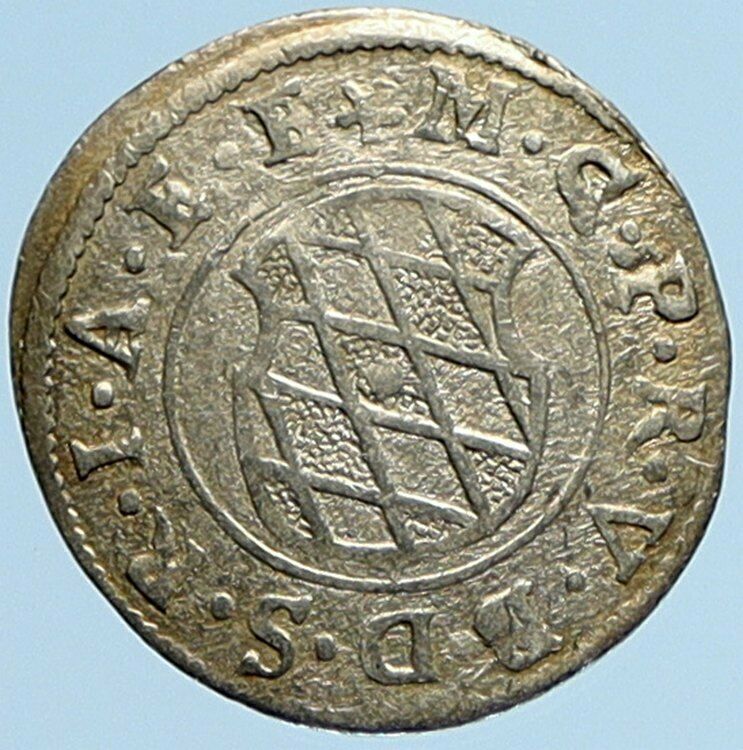 1624 GERMANY Bavaria Kingdom ELECTOR MAXIMILIAN I Silver 2 Kreuzer Coin i97164