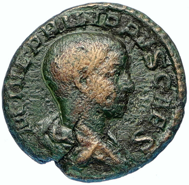 PHILIP II as Augustus Ancient 247AD Rome Vintage OLD Genuine Roman Coin i98269