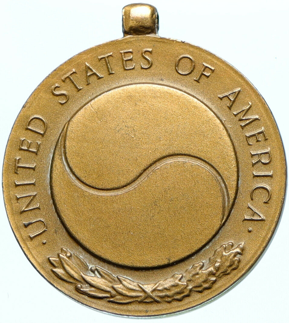 1950 UNITED STATES USA Korean WAR Vintage OLD VINTAGE Service Medal i98176