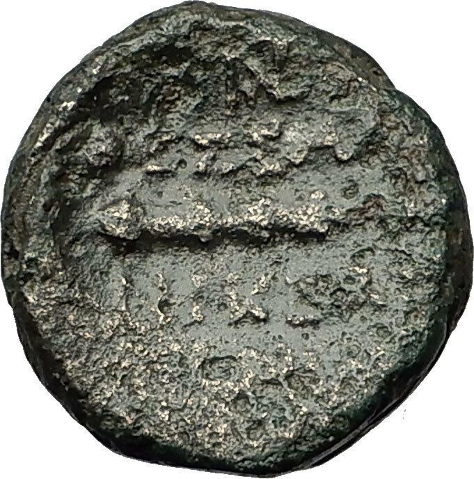 THESSALONICA in MACEDONIA 146BC RARE R2 Ancient Greek Coin HERCULES CLUB i59241