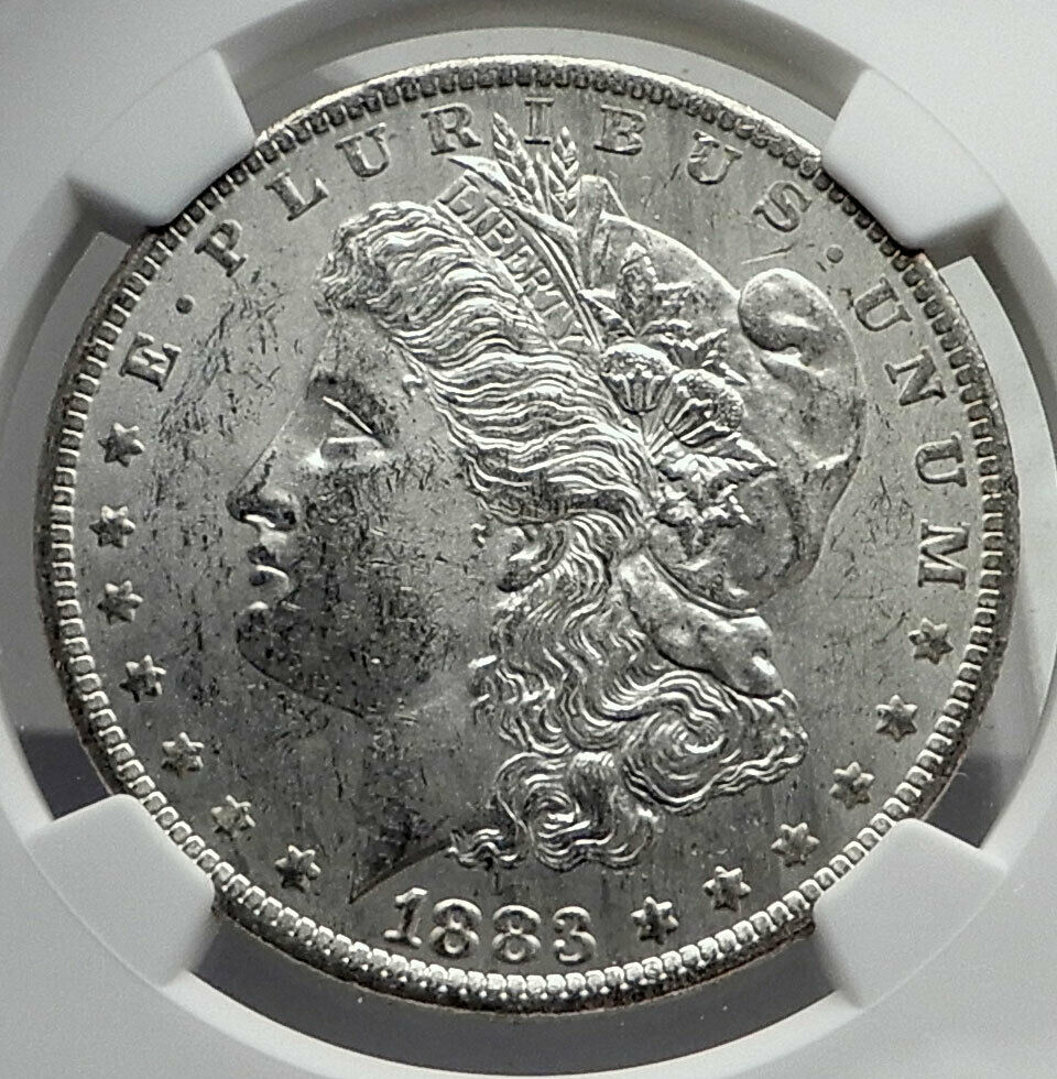 1883 UNITED STATES of America SILVER Morgan US Dollar Coin EAGLE NGC MS i80078