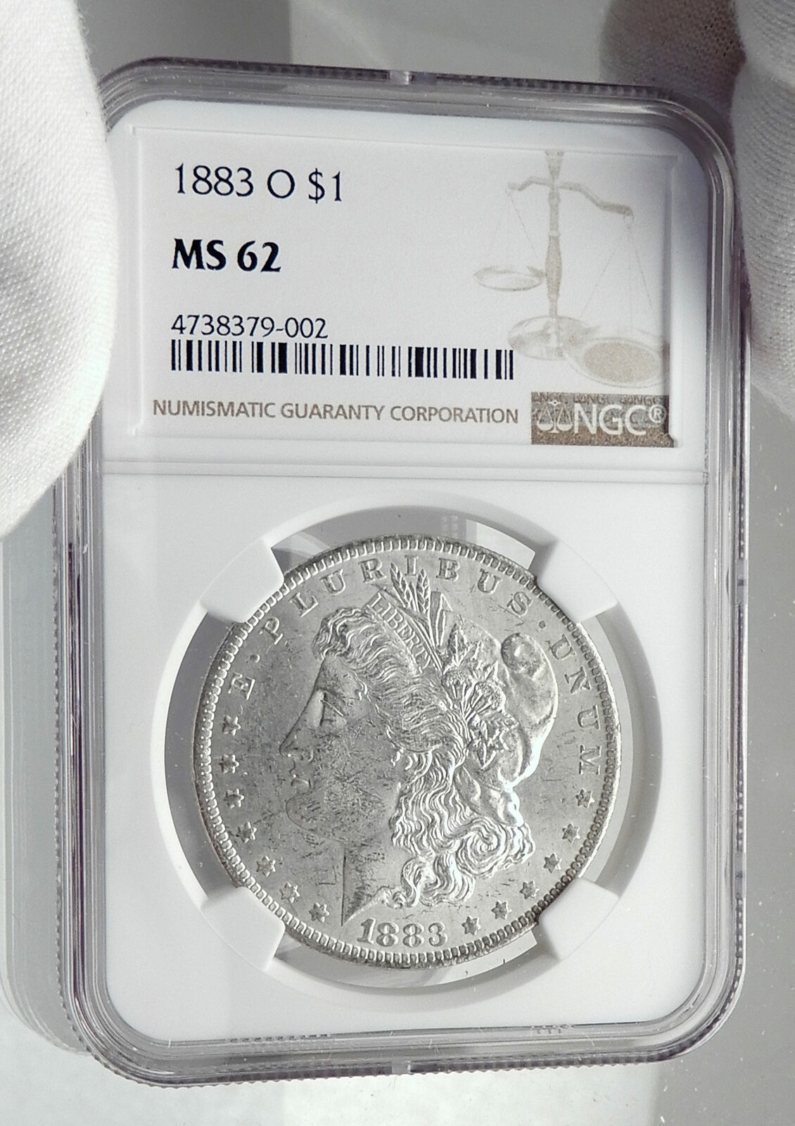 1883 UNITED STATES of America SILVER Morgan US Dollar Coin EAGLE NGC MS i80078